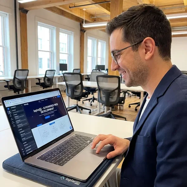 בונה אתרים אוטומטי לסטארטאפים בפעולה